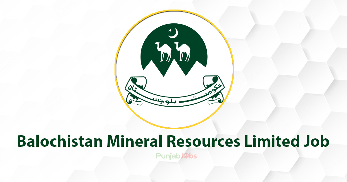 Balochistan Mineral Resources Limited Job 2022