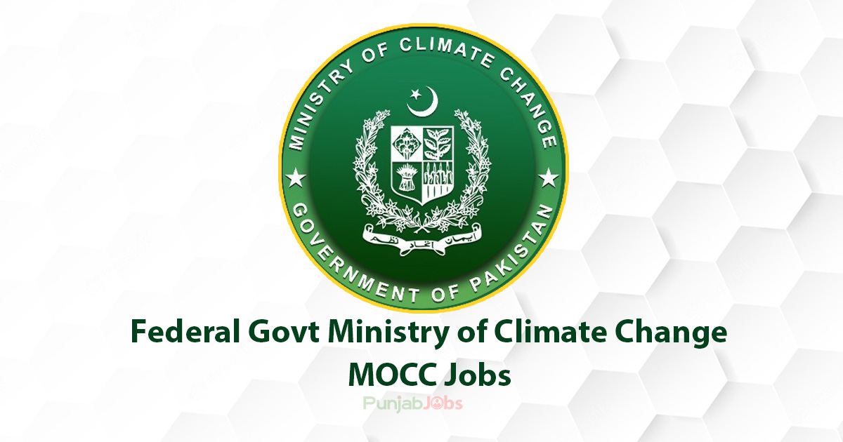 Federal Govt Ministry of Climate Change MOCC Jobs 2022