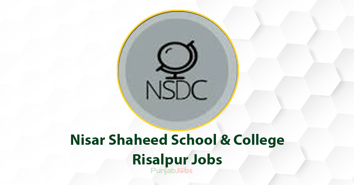 Nisar Shaheed School and College Risalpur Jobs 2022 Advertisement