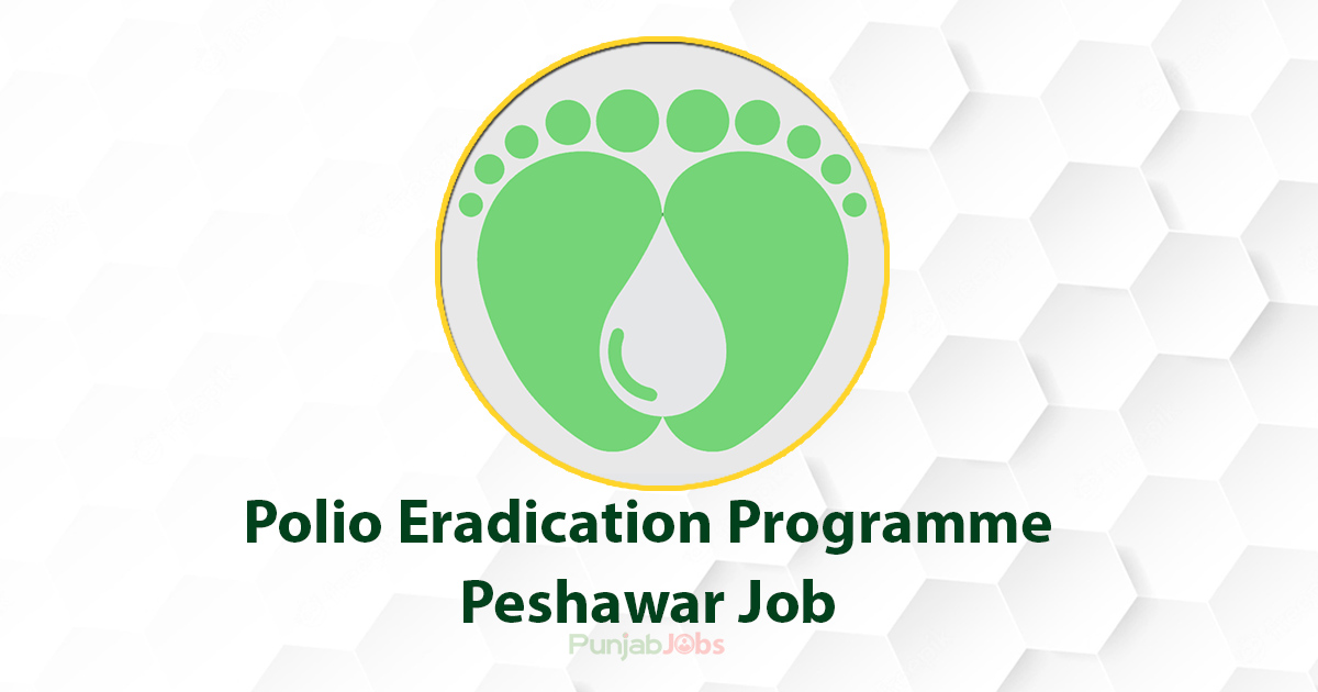 Polio Eradication Programme Peshawar Job 2022