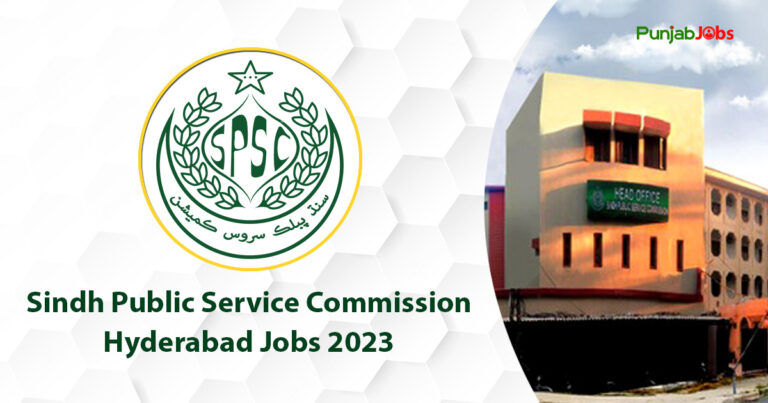 Sindh Public Service Commission Hyderabad Jobs 2023