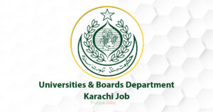 Universities & Boards Department Karachi Job 2022