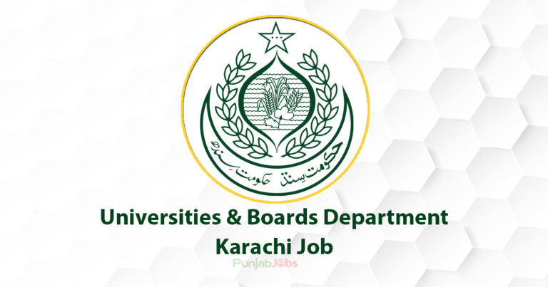 Universities & Boards Department Karachi Job 2022