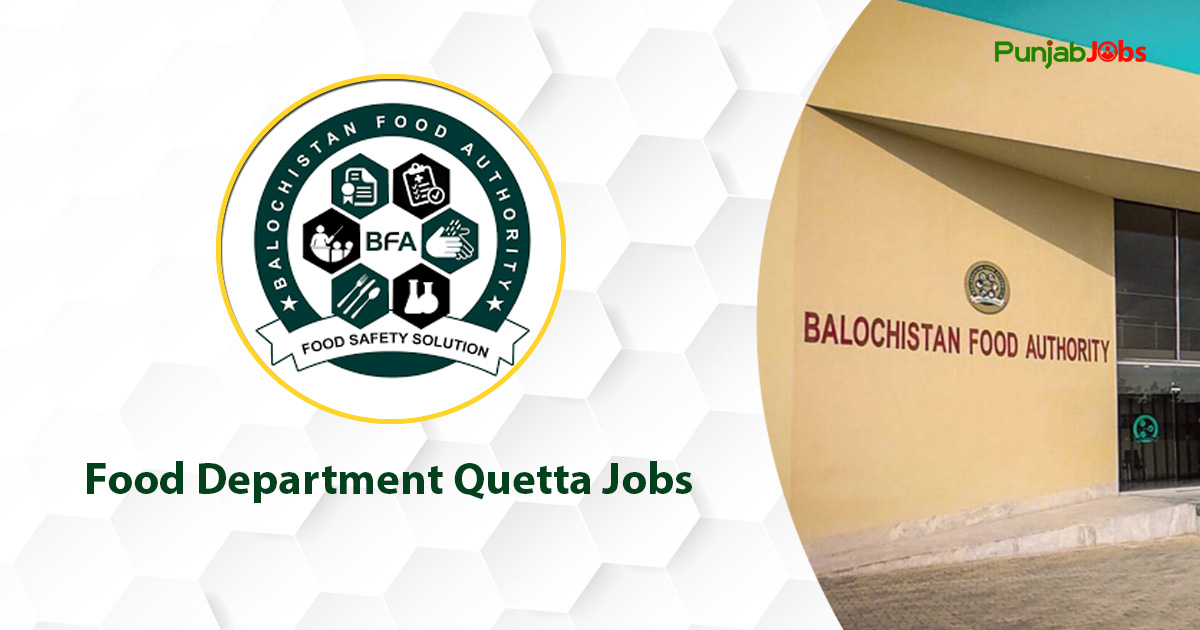Food Department Quetta Jobs 2023