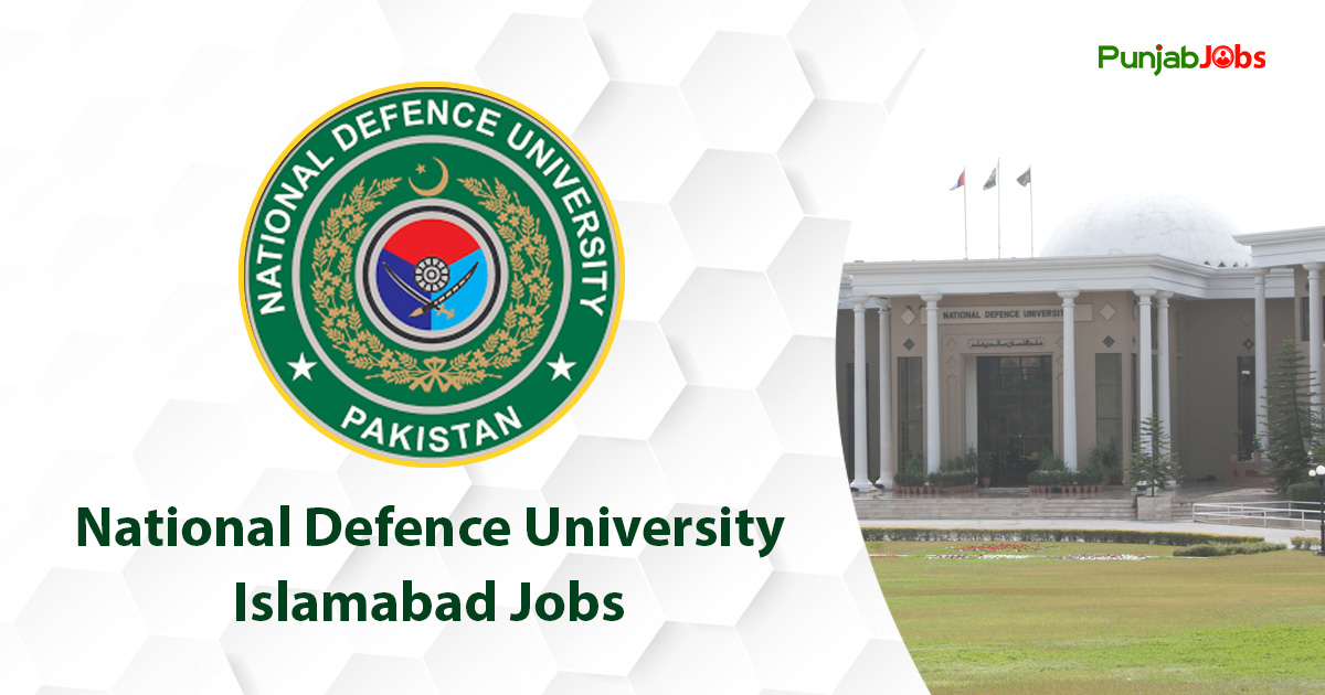 National Defence University Islamabad Jobs 2023