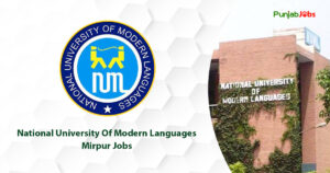 National University Of Modern Languages Mirpur Jobs 2023