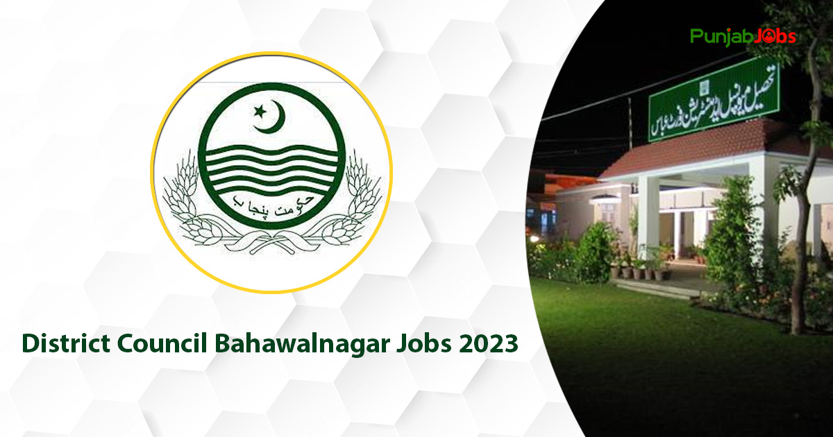 District Council Bahawalnagar Jobs 2023